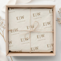 Emballage d'entreprise de monogramme de marque per