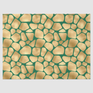 Papier Mousseline Emerald and Gold Safari Series Design 12