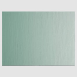 Papier Mousseline Emerald Green Ombre