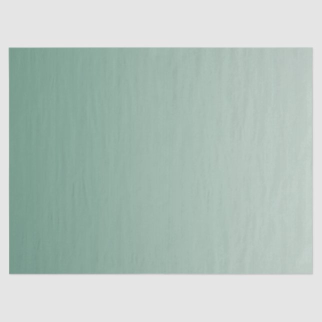 Papier Mousseline Emerald Green Ombre    (Recto)