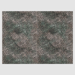 Papier Mousseline Empreinte de léopard Brown vert turquoise