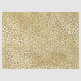 Papier Mousseline Empreinte de léopard Glitzy Glam Gold Parties scin