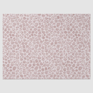 Papier Mousseline Empreinte de léopard Parties scintillant rose vif