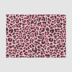 Papier Mousseline Empreinte de léopard rose Cheetah Imprimer Découpa