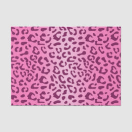 Papier Mousseline Empreinte de léopard rose élégant