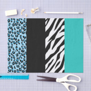 Papier Mousseline Empreinte de léopard, Zebra Print, Poster de anima