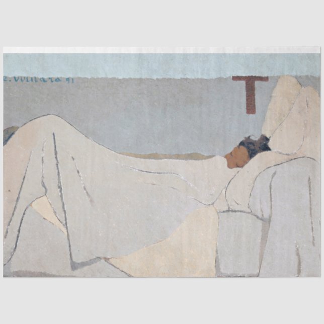 Papier Mousseline En Lit, Edouard Vuillard (Recto)