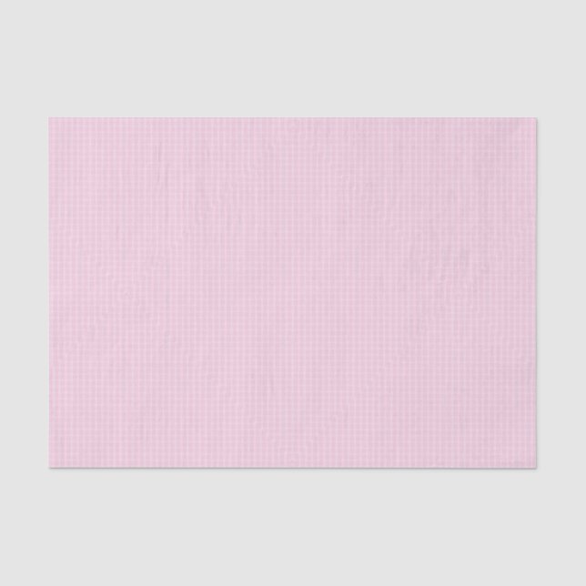 Papier Mousseline En vichy rose (Recto)