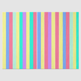 Papier Mousseline Energizing Spring Pastel Stripes