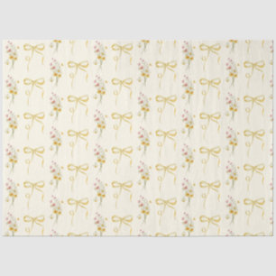 Papier Mousseline Enfant jaune fleur sauvage en fleurs