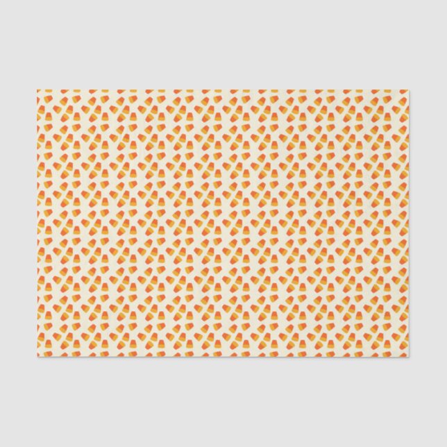 Papier Mousseline Enfants Halloween Candy Corn (Recto)