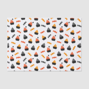 Papier Mousseline Enfants Halloween Party Candy Cupcakes