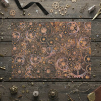 Engrenages Steampunk Industriel Vintage Rouillé