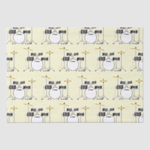 Papier Mousseline Ensemble de tambour Musique de groupe d'enseignant