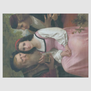 Papier Mousseline Entre richesse et amour (par Bouguereau)