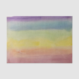 Papier Mousseline Enveloppe cadeau Ombre Stripes Rainbow LGBTQIA Wat