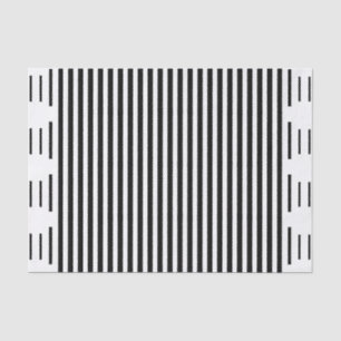 Papier Mousseline Enveloppe Motif pour cadeaux Chic Modern Black Whi
