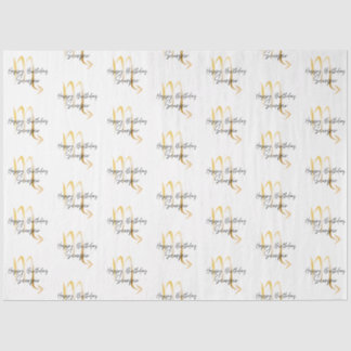Papier Mousseline Enveloppement d'anniversaire de Scorpio
