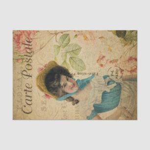 Papier Mousseline Ephemera Belle actrice Mabel Rowland Découpage
