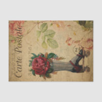 Ephemera Carte Postale Française Rouleau Skate Déc