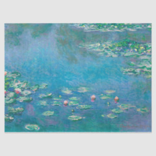 Papier Mousseline Ephémères florales Dégoupage Monet Water Lilies