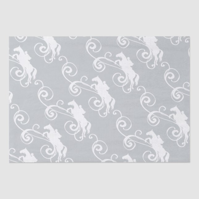 Papier Mousseline Équestre anglais (Recto)
