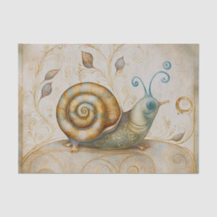 Papier Mousseline Escargot de jardin Whimsical