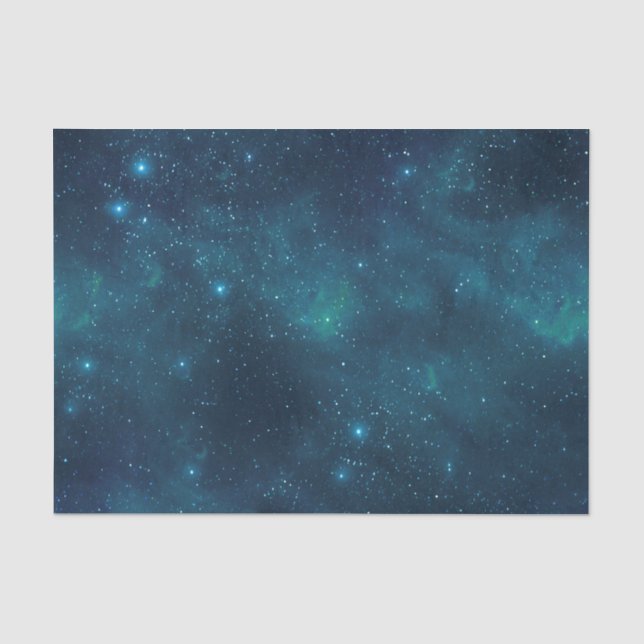Papier Mousseline Espace profond (Recto)