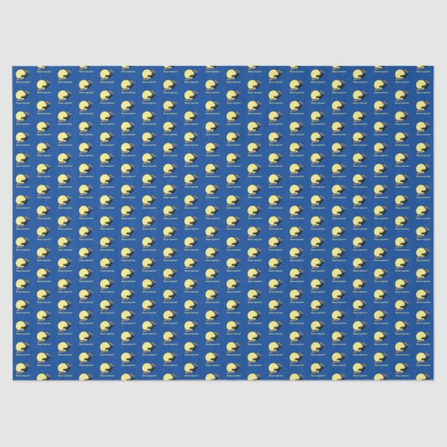 Papier Mousseline Esperanto : Bonan vesperton ! Lumière nocturne (Recto)