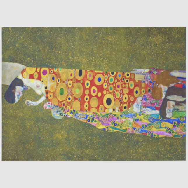 Papier Mousseline Espoir, Gustav Klimt (Recto)
