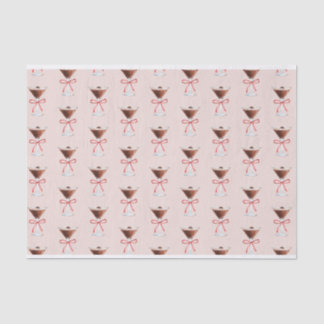 Papier Mousseline Espresso Martini Tissu