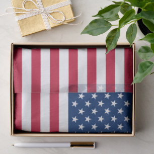 Papier Mousseline États-Unis Drapeau étoiles et rayures