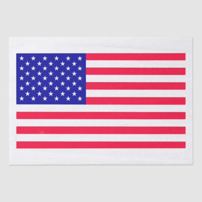 Papier Mousseline États-Unis États-Unis Drapeau papier (Recto)