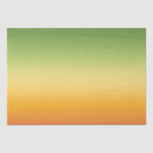 Papier Mousseline Été Tropical Dégradé Orange Lemon Lime Ombre