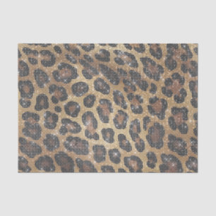 Papier Mousseline Étincelle animale Brown de léopard