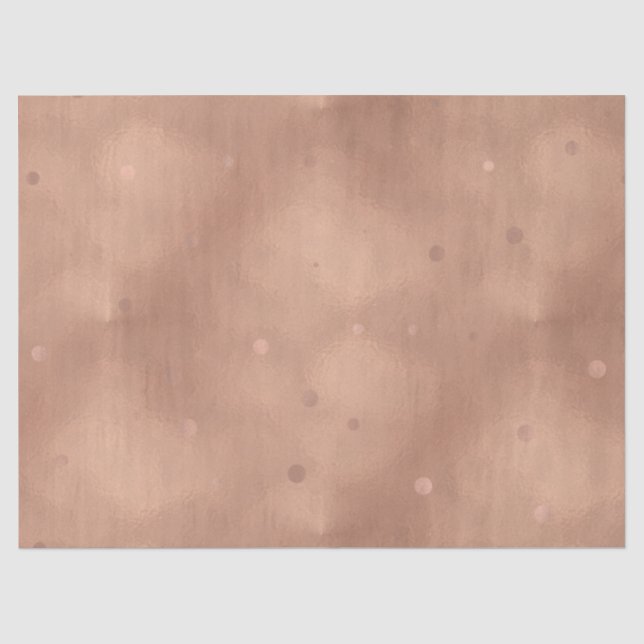 Papier Mousseline Étincelle rose d'or (Recto)