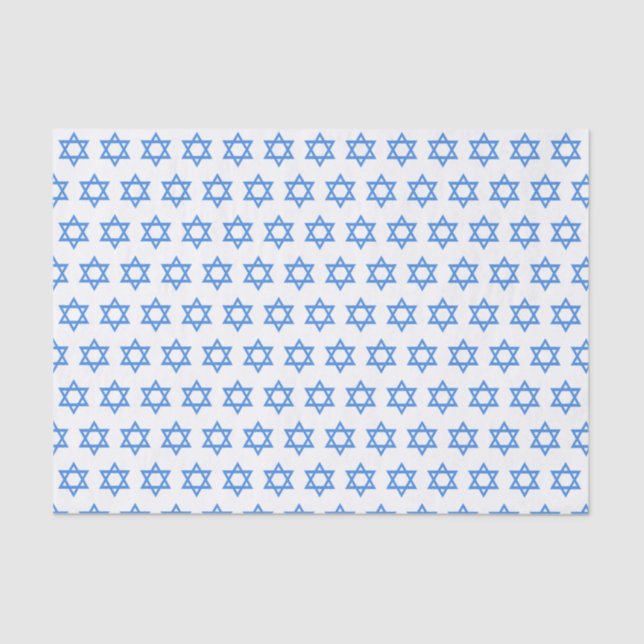 Papier Mousseline Étoile de David (Recto)