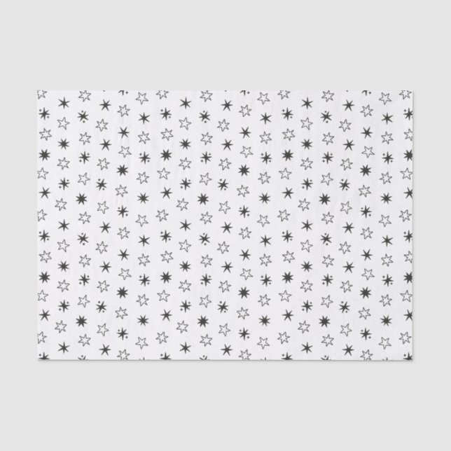 Papier Mousseline Étoiles (Recto)