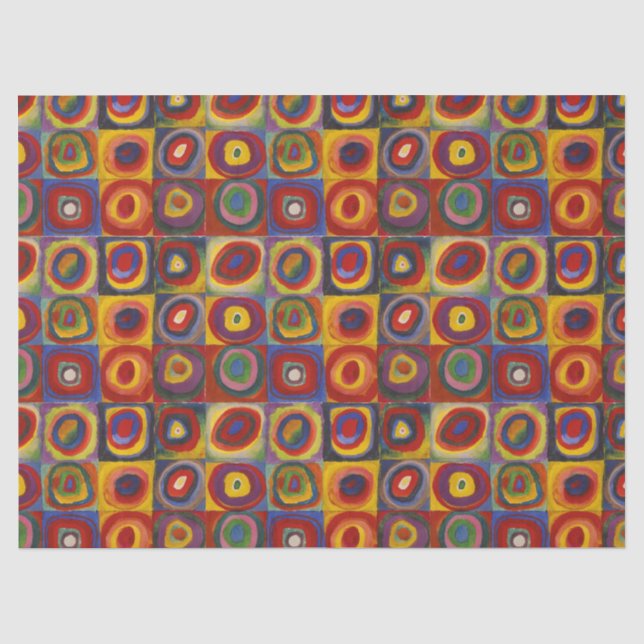 Papier Mousseline Étude de couleur - Wassily Kandinsky (Recto)