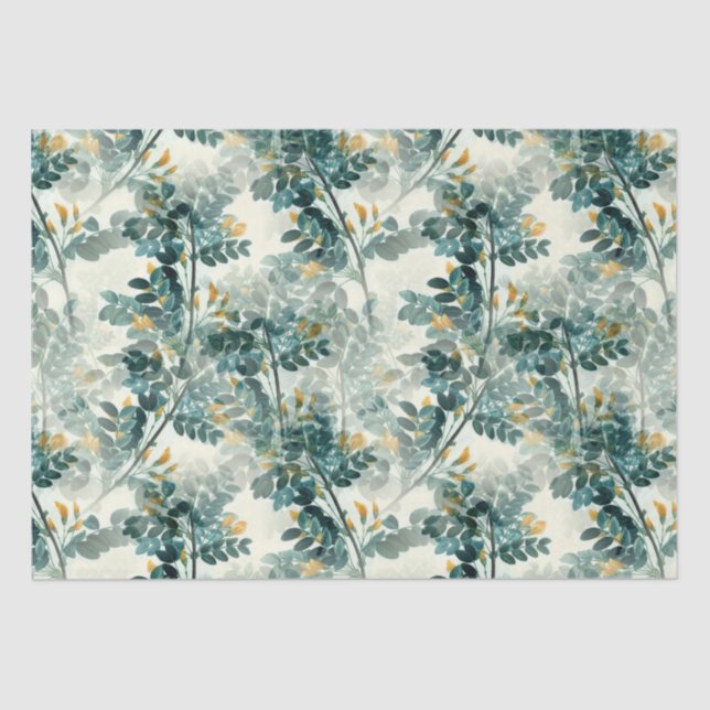 Papier Mousseline Éucalyptus (Recto)