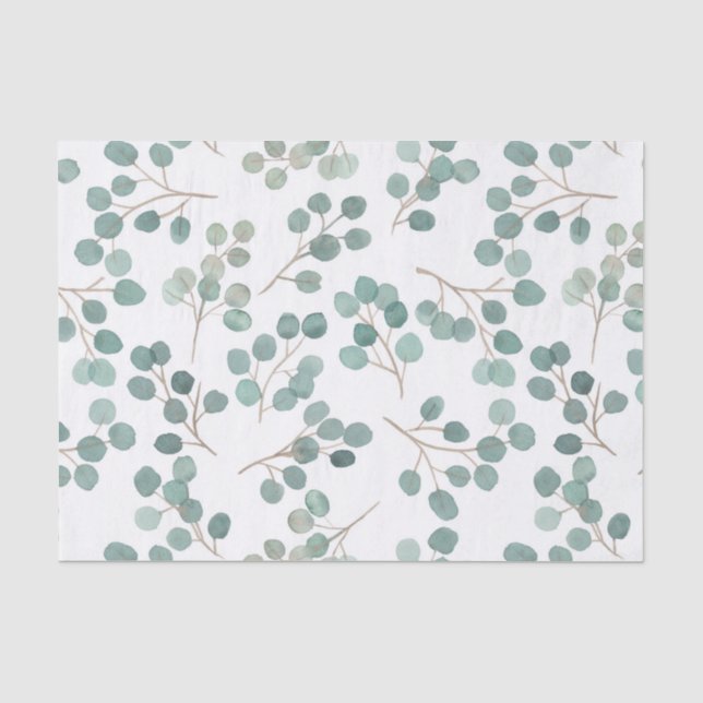 Papier Mousseline Eucalyptus (Recto)