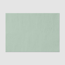 Papier Mousseline Eucalyptus vert clair couleur solide