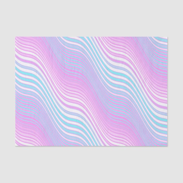 Papier Mousseline évolution stripewave : (Recto)