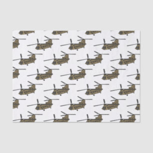 Papier Mousseline Exemple d'hélicoptère militaire Chinook