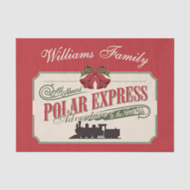 Papier Mousseline Express Polaire Voyage Aventure Croire En Noël