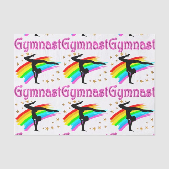 PAPIER MOUSSELINE FABULEUX GYMNAST (Recto)