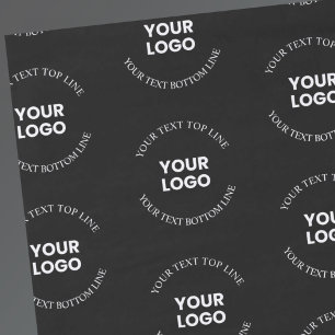 Papier Mousseline Facile à remplacer Logo et Motif de texte modifiab