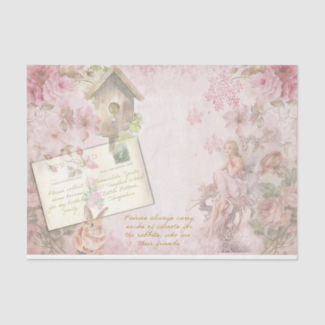 Papier Mousseline Fairy Design Series 4 (Recto)