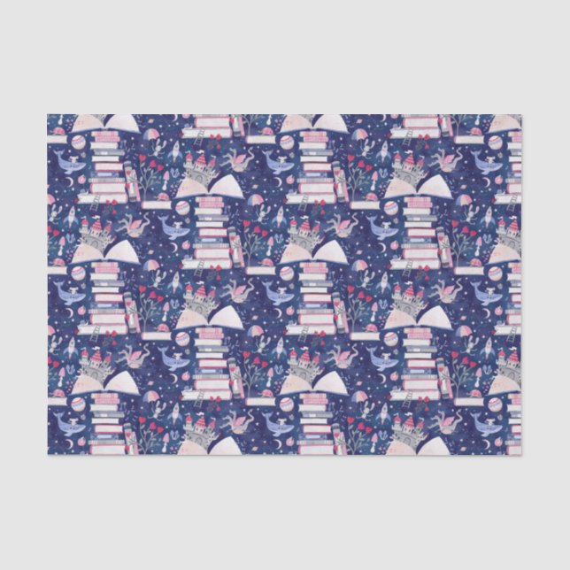 Papier Mousseline Fairytale Pop Up Livre Castle Blue (Recto)