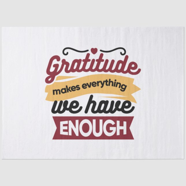Papier Mousseline Faith and Gratitude Artwork – Uplifting Christian  (Recto)